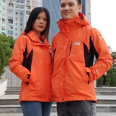 Áo khoác gió nam nữ 2 lớp chống nước đi mưa size châu á,dáng thể thao