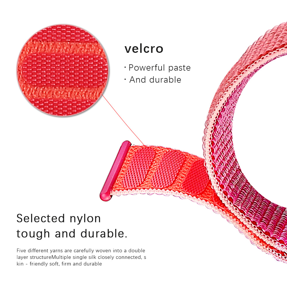Dây đeo đồng hồ bằng nylon thể thao dễ sử dụng thích hợp cho Samsung Galaxy Watch 4 3 41mm 45mm 40mm 44mm 42mm 46mm
