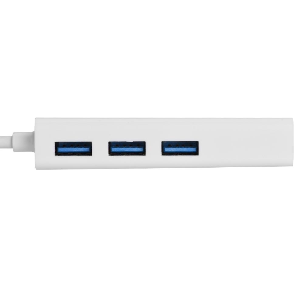 Bộ Chia 3 Cổng Usb 3.0 Hub Usb Sang Rj45 Ethernet Lan Cho Máy Tính