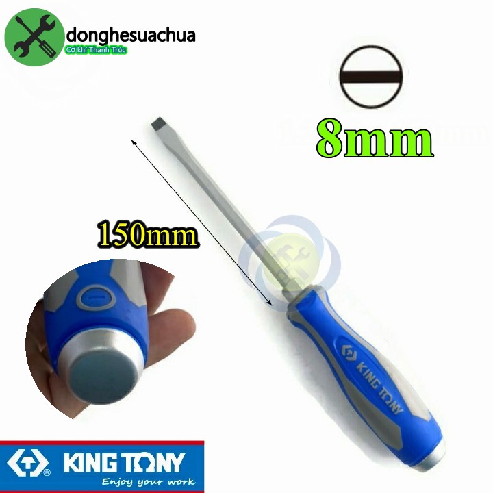 Tô vít đóng 2 cạnh 8.0x150mm Kingtony 14620806