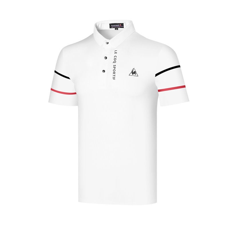Le coq sportif Rooster Áo polo Tay Ngắn Thoáng Khí Nhanh Khô Thời Trang Xuân Hè Cho Nam