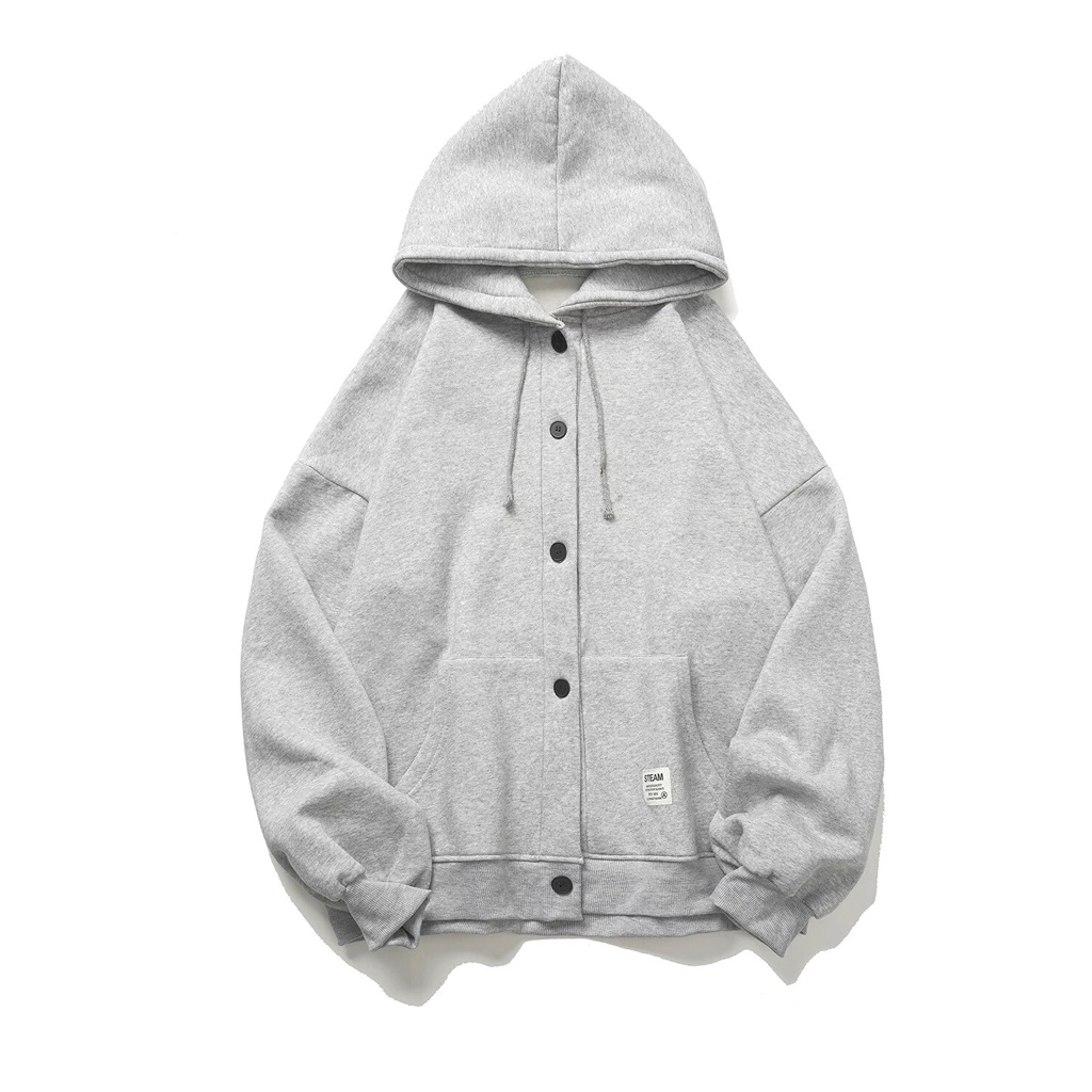 Áo KHOÁC NÚT Ulzzang Unisex Áo khoác nỉ cài cúc nam nữ - VIETSTAR