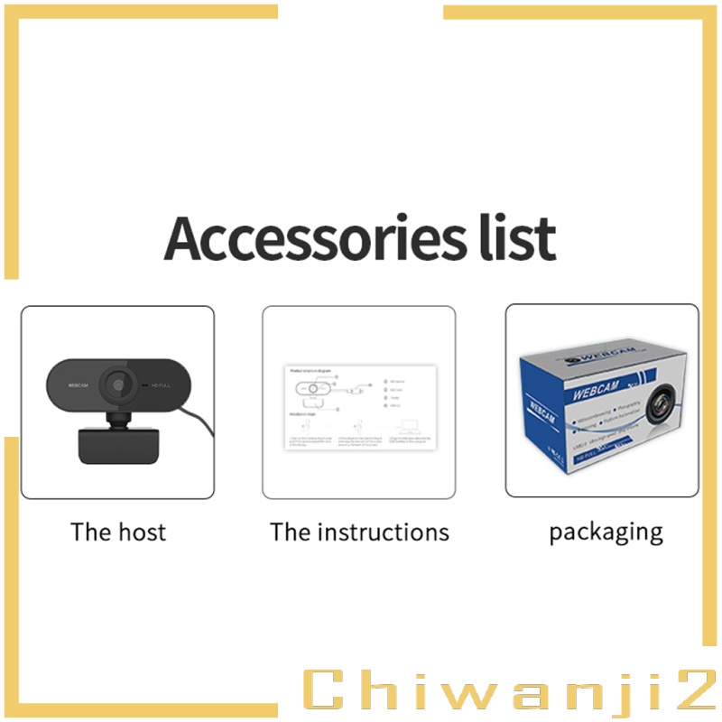 1080P HD Webcam Autofocus PC Desktop Web Camera Cam with Microphone NEW | BigBuy360 - bigbuy360.vn