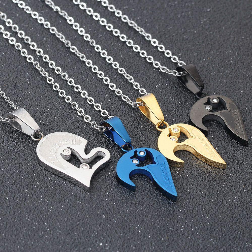 Vòng cổ Mặt Trái Tim Dễ Thương Lãng Mạn Thời Trang Cho Cặp Đôi