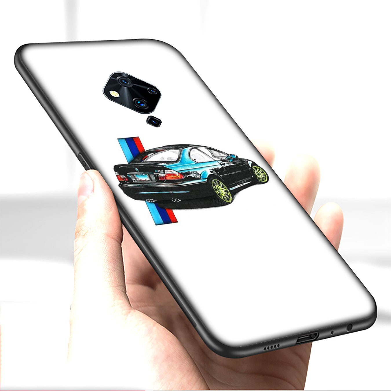 Ốp điện thoại silicon mềm hình logo xe hơi BMW M4 cho iPhone 12 Mini 11 Max Pro SE 2020 XR