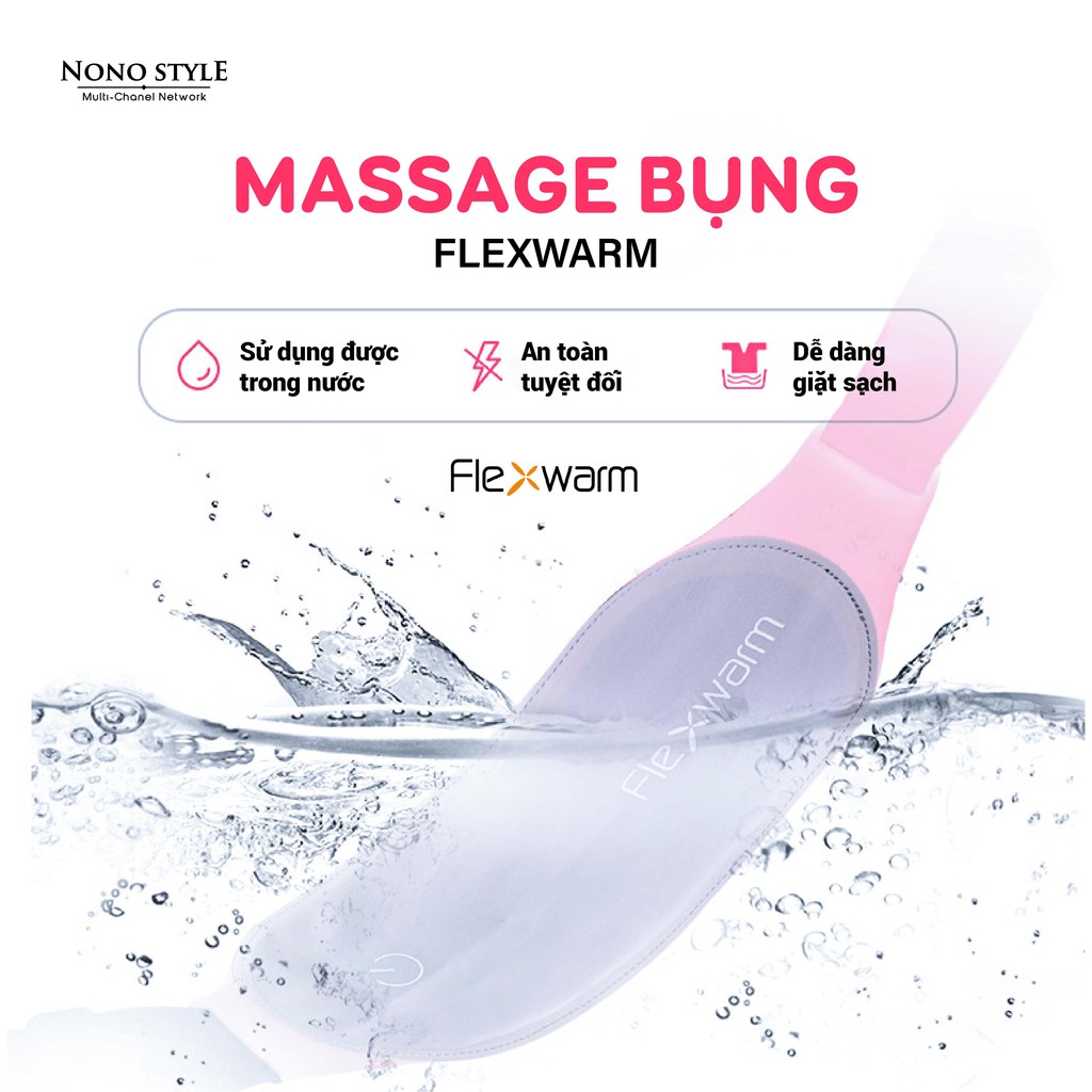 Máy massage bụng - GIẢM ĐAU KỲ KINH NGUYỆT- Đa năng, đai Massage hồng ngoại, an toàn cho da - BH 6 THÁNG