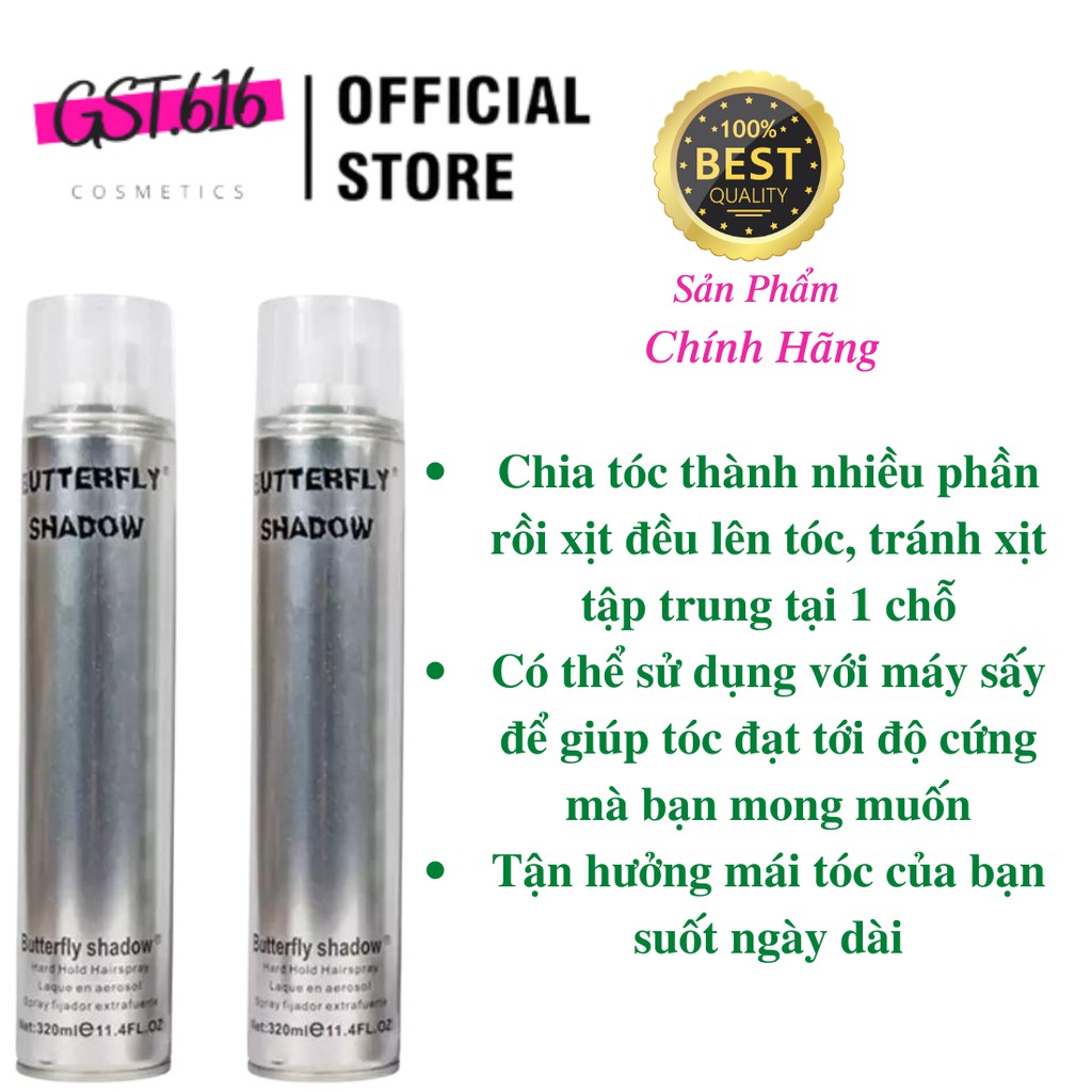 Gôm xịt tóc tạo kiểu giữ nếp nam nữ chính hãng giá rẻ BTF2