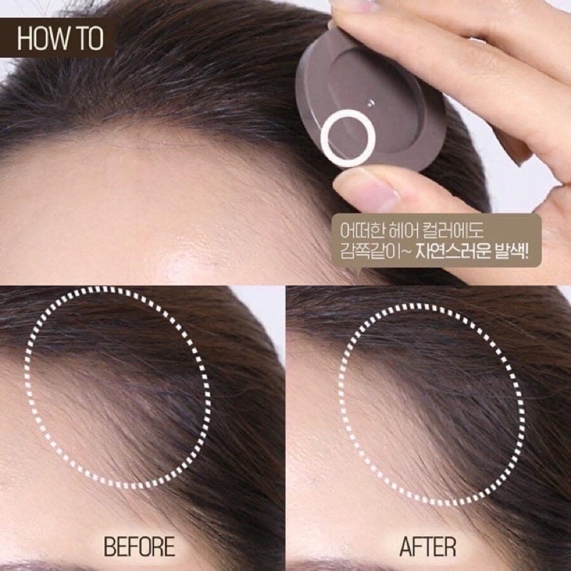 MẪU MỚI 2021 PHẤN CHE KHUYẾT ĐIỂM TÓC MAMONDE PANG PANG HAIR SHADOW 3.5G