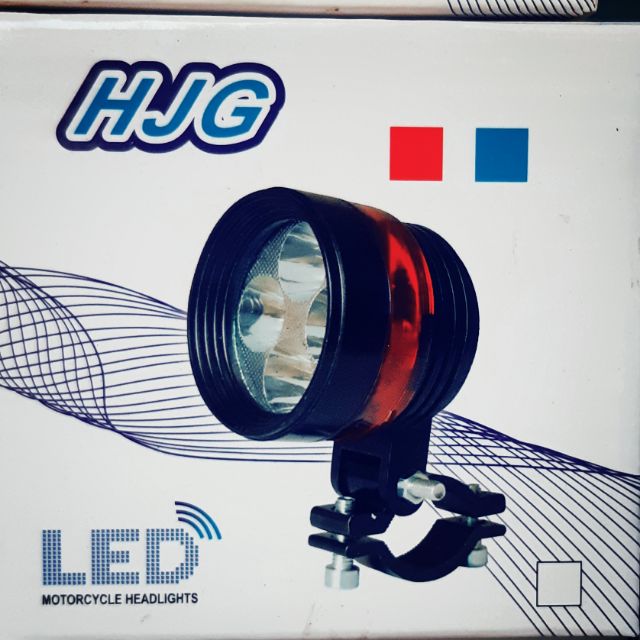 Đèn led trợ sáng 4 bóng xe tay ga, xe máy, đầy đủ phụ kiện. Hàng đẹp, chất lượng.