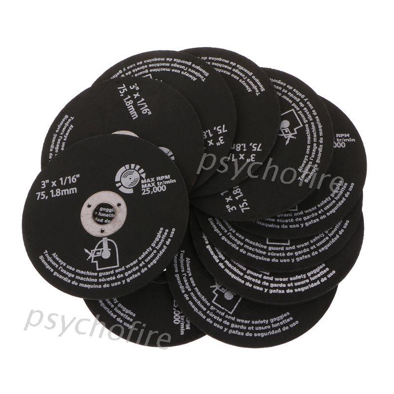 Set 10 Đĩa Chà Nhám Cho Máy Cắt Kim Loại