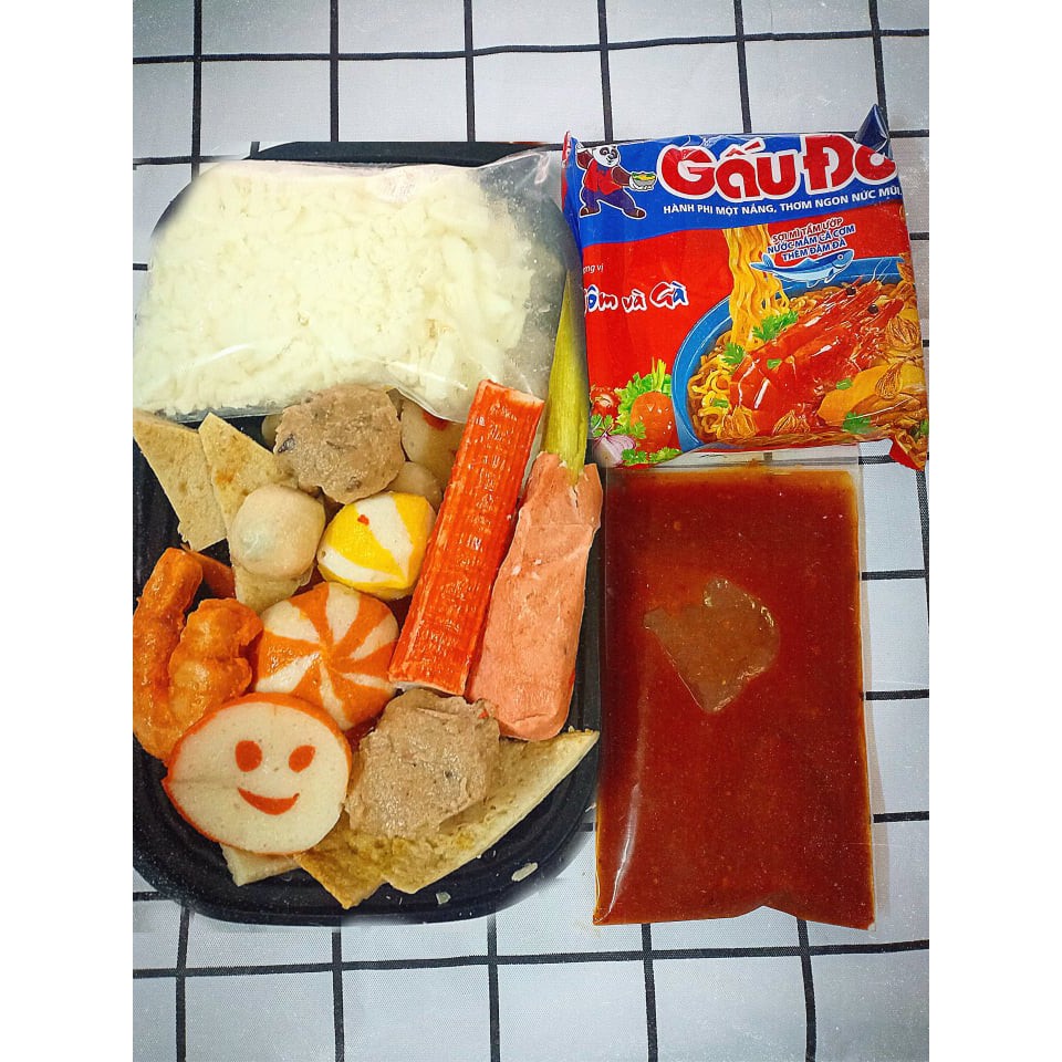 (Giao HCM)Set lẩu cá viên phô mai