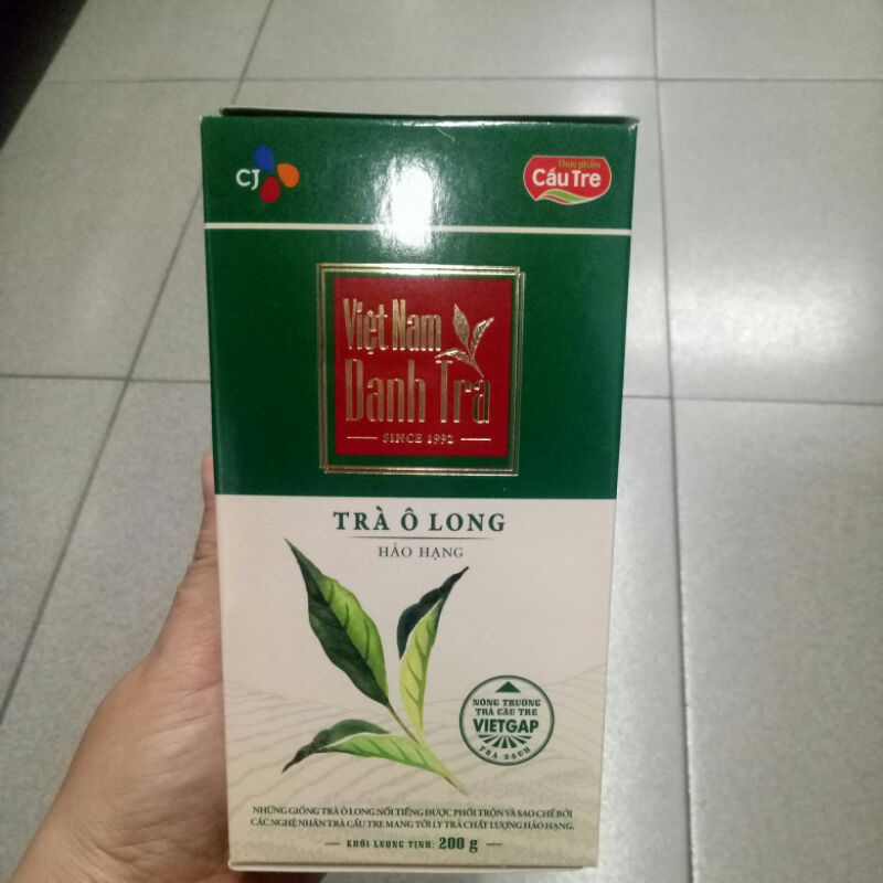 Trà Ô Long hộp giấy Thực Phẩm Cầu Tre 200G