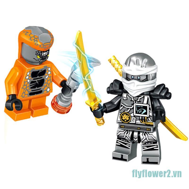 Set 24 Mô Hình Đồ Chơi Nhân Vật Hoạt Hình Ninjago