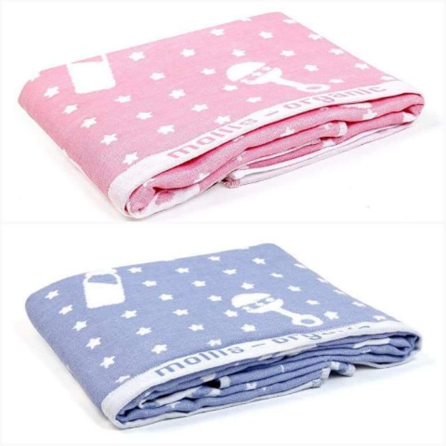 Khăn tắm cao cấp 70*140cm cho con yêu #mollis_organic