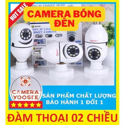 Camera Yoosee IP Wifi Yoosee 8 Led Xoay 360 Độ 2.0Mp - 1080P - Xài Đui Bóng Đèn dòng 220V - PHÂN PHỐI CAMERA YOOSEE 2022