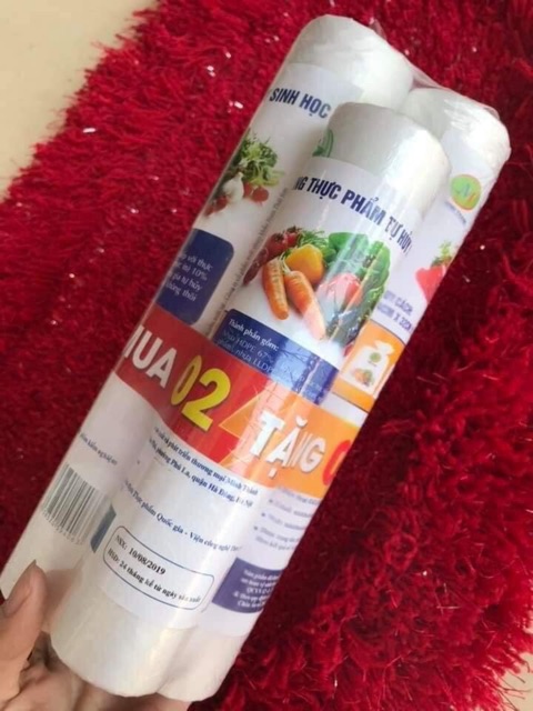 Túi đựng thực phẩm sinh học( mua 2 tặng 1 dễ dàng phân huỷ)