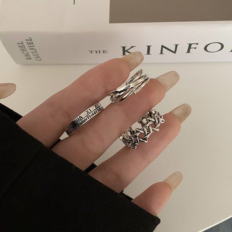 Nhẫn Đeo Tay Thời Trang Hip Hop Sành Điệu Cho Nữ