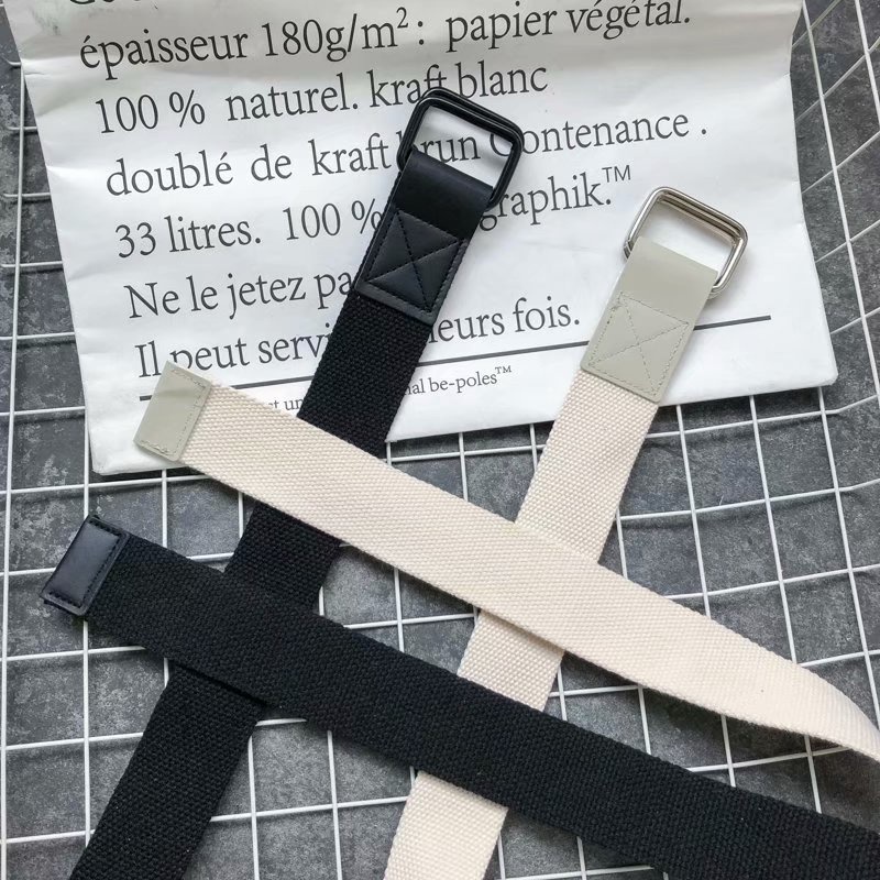 Thắt lưng nam nữ vải canvas đơn giản trẻ trung thời trang phong cách Hàn Quốc cho