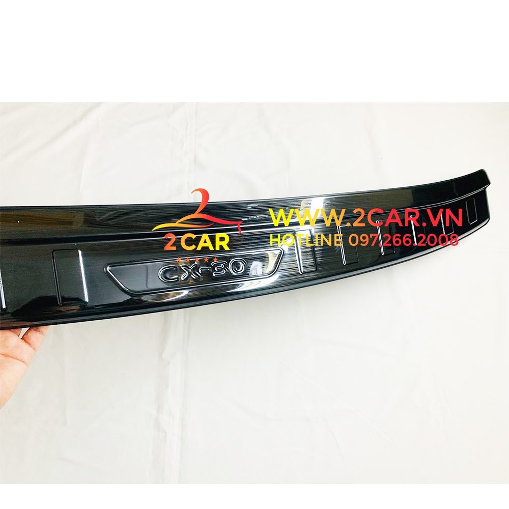 Ốp chống trầy cốp trong, ngoài xe Mazda CX30, CX3 2020 - 2023 titan cao cấp