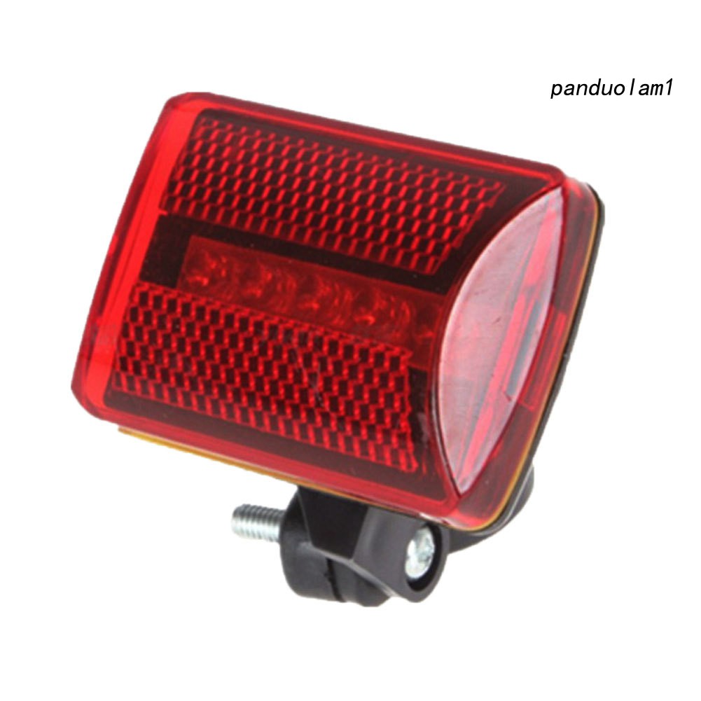 Đèn led Cảnh Báo An Toàn 7 Chế Độ 5 Bóng led Gắn Đuôi Xe Đạp