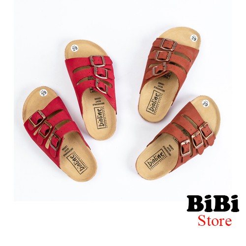 [DÉP TRẺ EM] - xuất khẩu Châu Âu Quai hậu sandal Da Bò Unisex Thoáng Mát, Êm Chân dành cho bé trên 2 tuổi Mã Baby 03