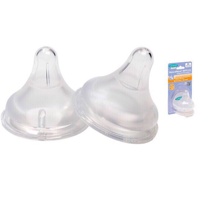 Set 2 Núm ty thay Bình sữa LANSHINOH