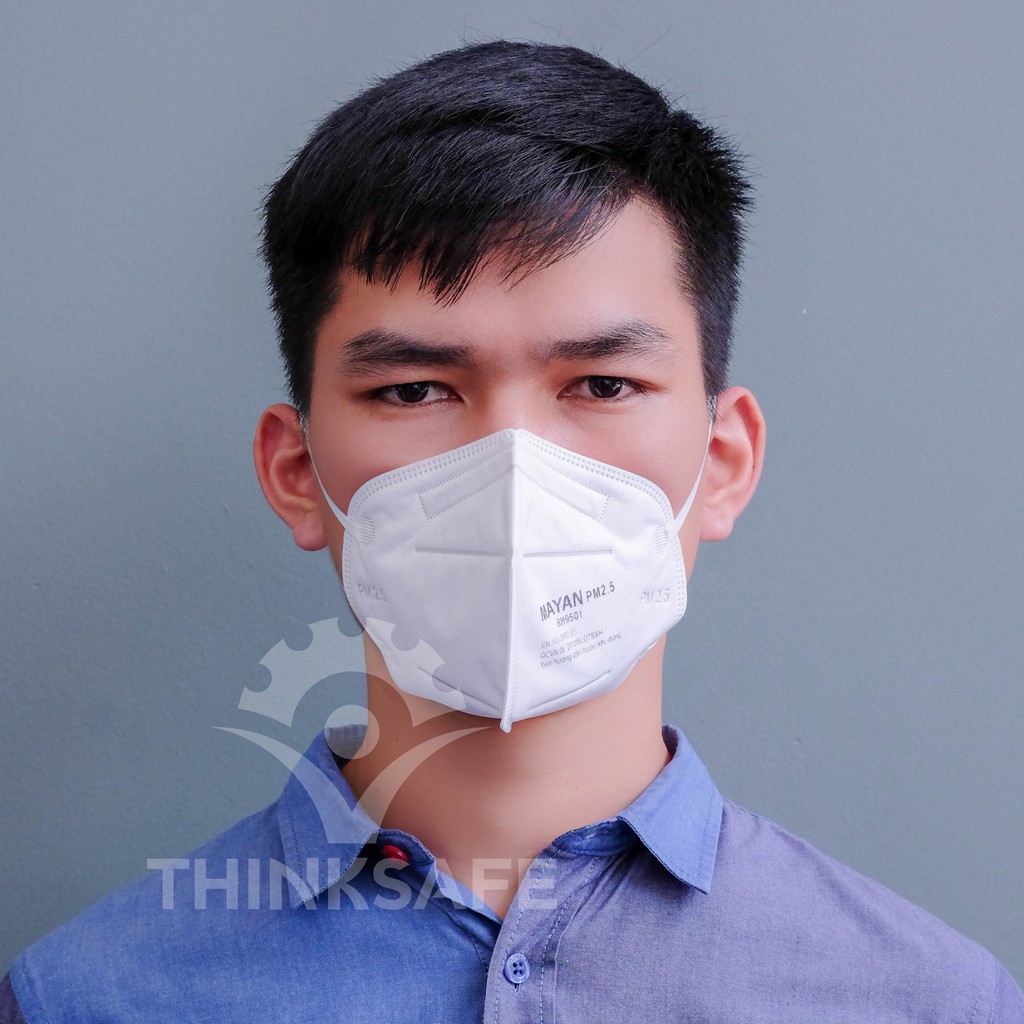 Khẩu trang Mayan BH9501 N95- Chống bụi, Ngăn Vi Khuẩn 99%, Lọc Bụi 95% PM2.5, phòng dịch Túi 2 cái - Bảo Hộ Thinksafe