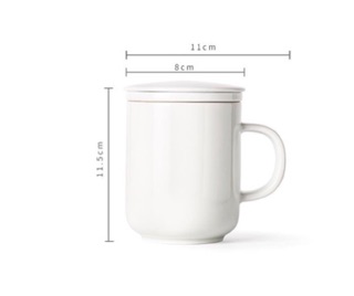 Cốc sứ có lõi lọc