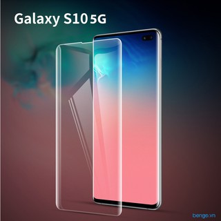 Galaxy S10 5G - Kính cường lực Full keo nước soi đèn UV Galaxy S21, S22, S10, S10 Plus, S10E Full màn hình trong suốt