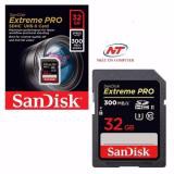 Thẻ nhớ SDHC Sandisk Extreme Pro UHS-II U3 2000x 32GB 300MB/s (Đen)