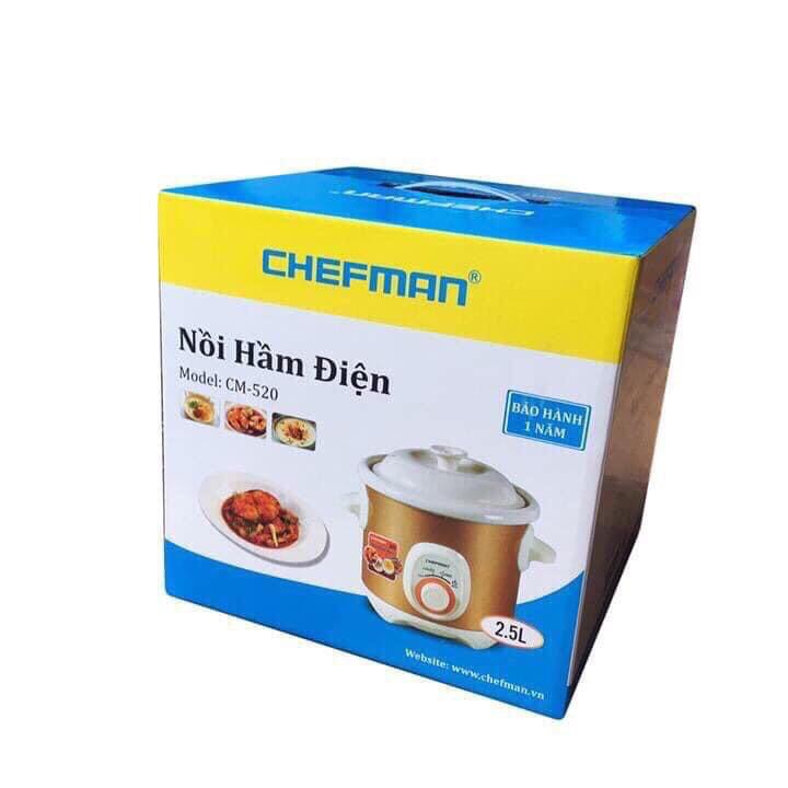 NỒI HẦM CHÁO - KHO CÁ ĐA NĂNG CHEFMAN 2,5 LÍT