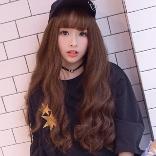 Tóc giả xoăn lượn sóng dài 338