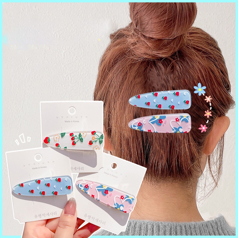 Kẹp Tóc Hình Hoa Dễ Thương Phong Cách Hàn Quốc Cho Nữ