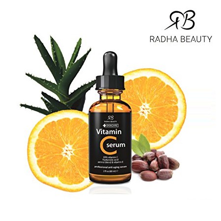 60ml Serum sáng da mờ thâm Vitamin C Radha Beauty