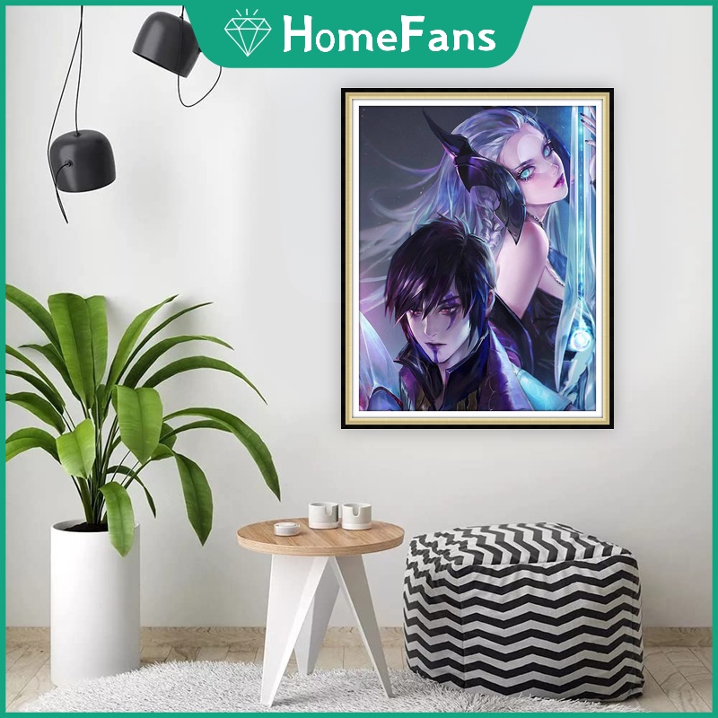 Bộ Tranh Đính Đá 5D Tự Làm Hình Siêu Anh Hùng Trang Trí Nhà Cửa 40x50cm