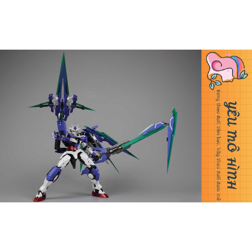 Gundam MG QanT Full Saber Metal Build Tặng kèm Decal nước và Base trưng bày