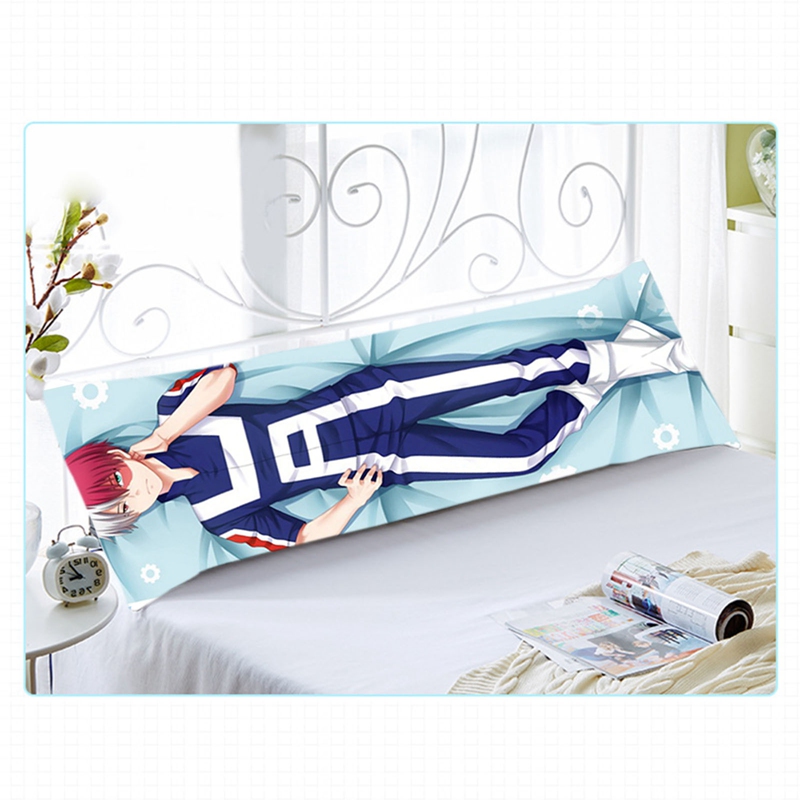 Vỏ Gối In Hình Nhân Vật Todoroki Shoto Dakimakura Phim Học Viện Anh Hùng