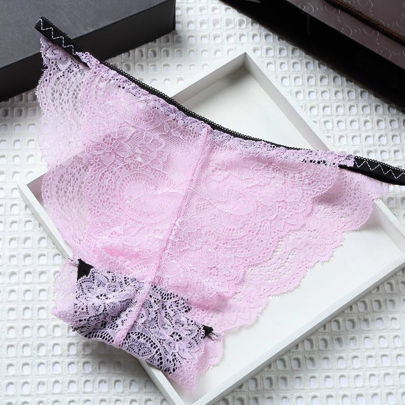 Quần Lót Nữ Ren Sexy hai mảnh thiết kế chun hông quyến rũ sexy tôn dáng gợi cảm 9002