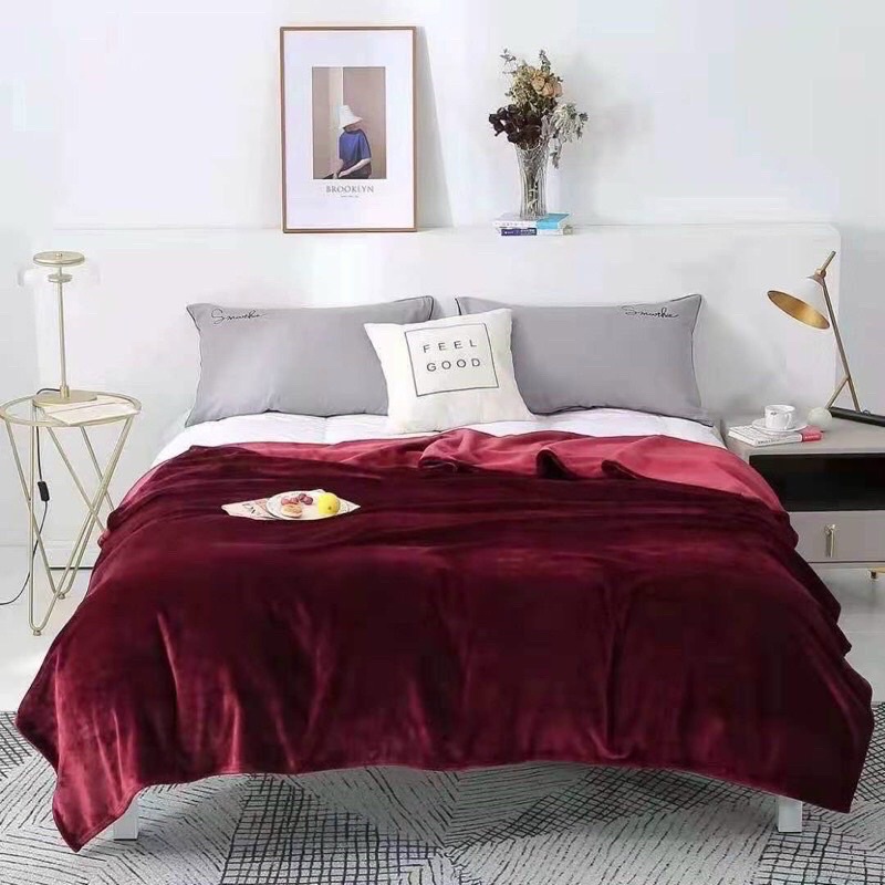 Chăn Lông Thỏ Balanket Chăn Muji Siêu Mềm Mịn Chăn Lông Cao Cấp Hàng Nhập Khẩu