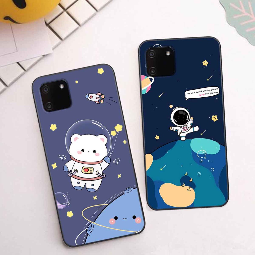Ốp Realme C11 in hình vũ trụ, phi hành gia bầu trời cute dễ thương
