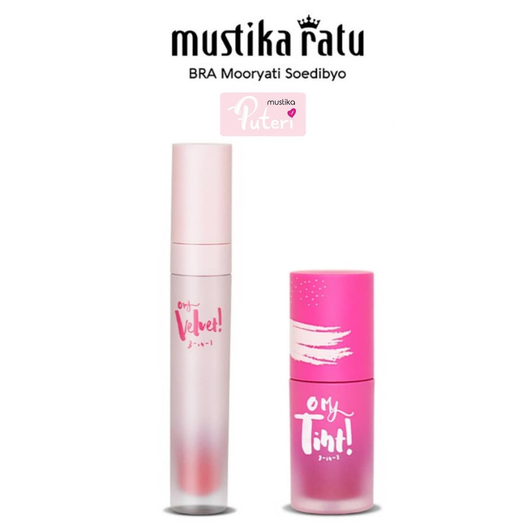 Son môi Mustika Queen Mustika công chúa O My Tint & O My Velvet / Son môi dạng Tint