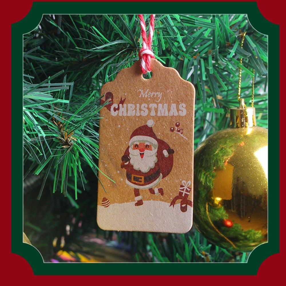 Daphs xmas cây treo quà gói nướng bao bì trang trí cho trang chủ thẻ quà tặng nguồn cung cấp tự làm cảm ơn thẻ giấy kraft