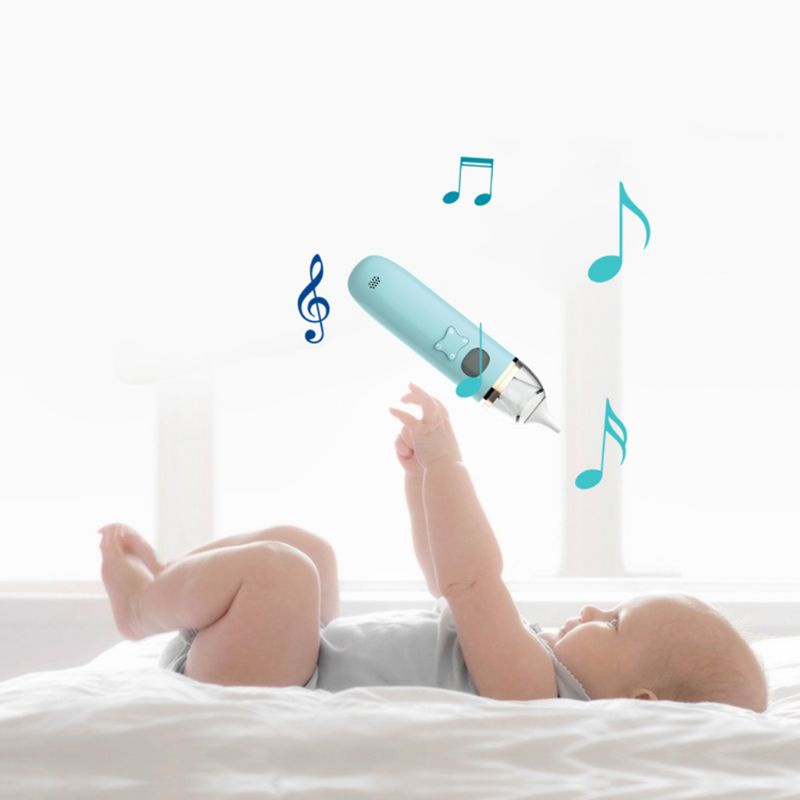 Máy Hút Mũi Điện Tử An Toàn Cho Bé Có Màn Hình LCD