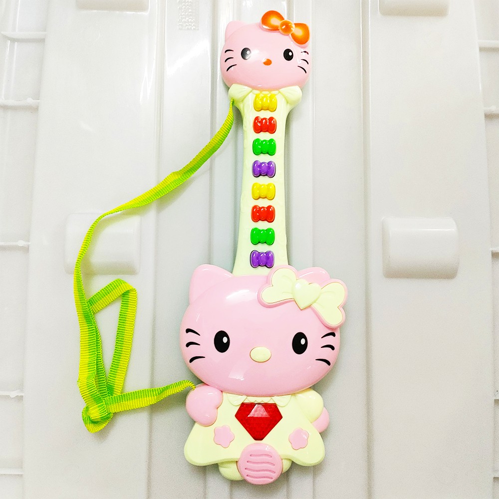 Đồ chơi đàn guitar Mèo Kitty dùng pin size lớn