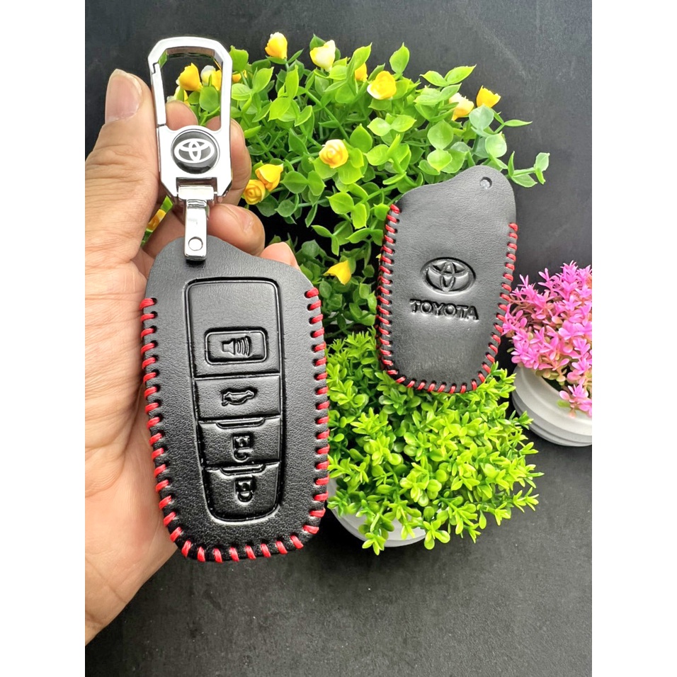 Bao Da chìa khóa xe ô tô Toyota Camry, Corolla Cross,Corolla Altis 2022 _2021_2020