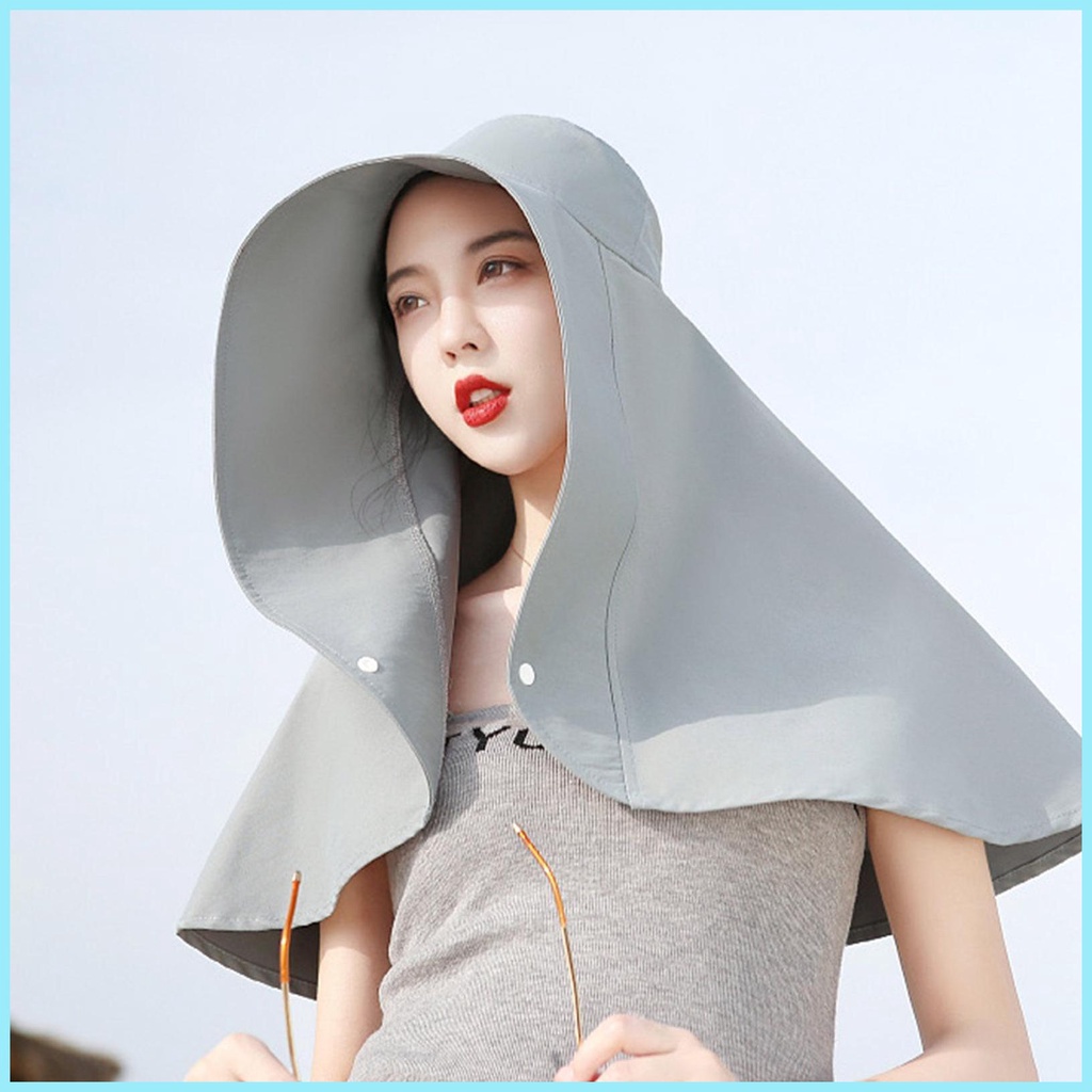 Nón Vành Rộng Bảo Vệ Cổ Thời Trang Mùa Hè Cho Nữ