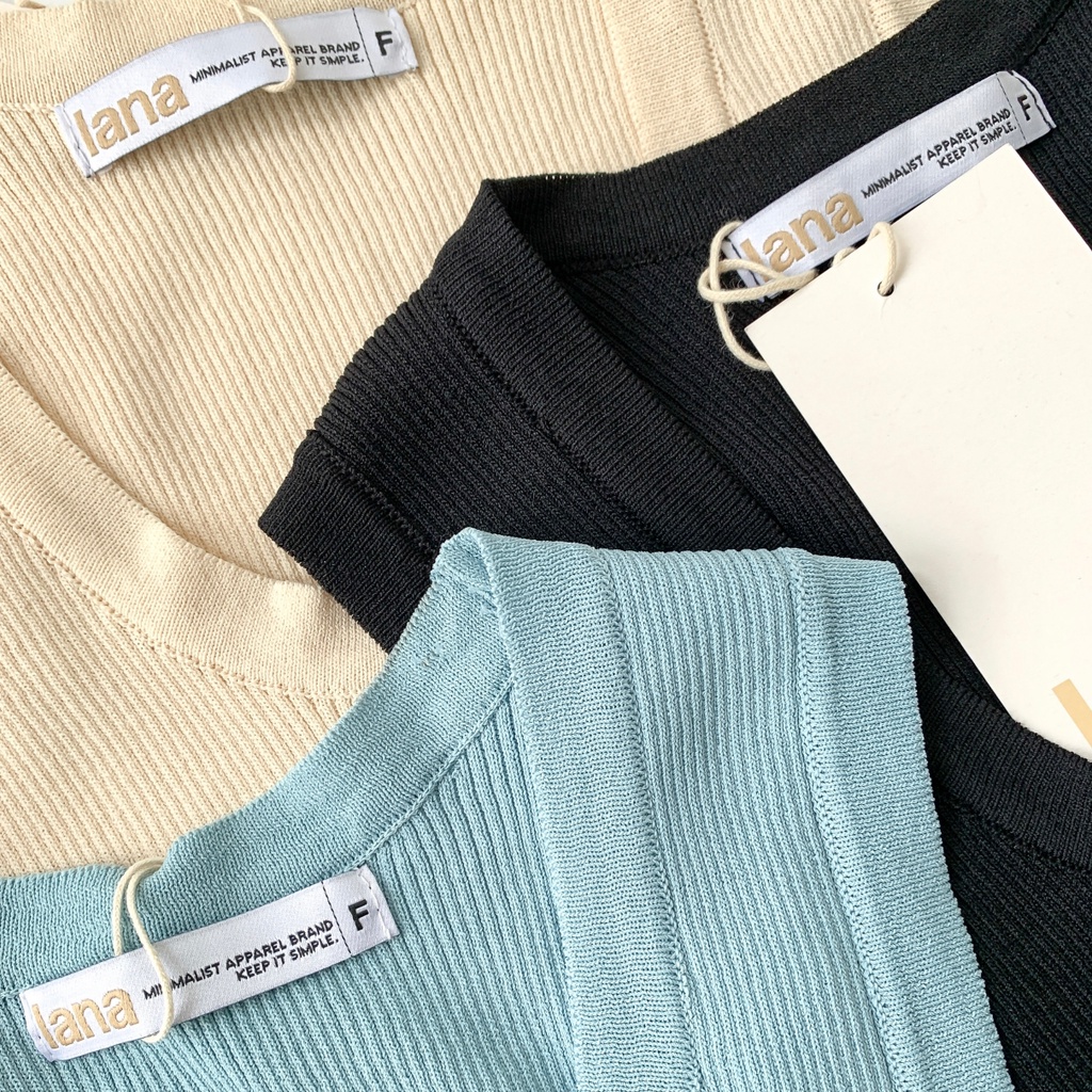 Áo Len Gân Ba Lỗ Dáng Ôm Lavigen | AK-LA3491 | Lana Official