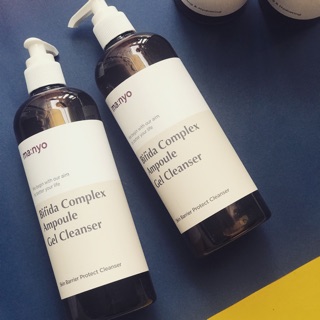 Gel rửa mặt bifida complex ampoule gel cleanser manyo 400ml