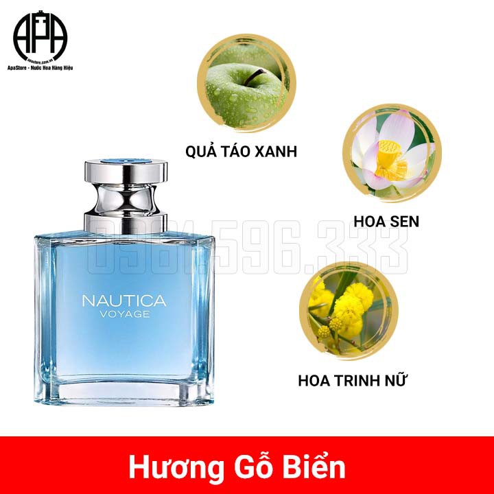 Nước Hoa Nam 𝗡𝗮𝘂𝘁𝗶𝗰𝗮 Voyage EDT Chai 10ml, Xứng Đáng Để Dùng Quanh Năm Apa Store