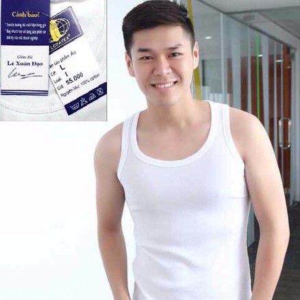 Áo ba lỗ nam hàng Made In Vietnam, Áo ba lỗ nam cao cấp Ledatex Việt Nam xuất khẩu